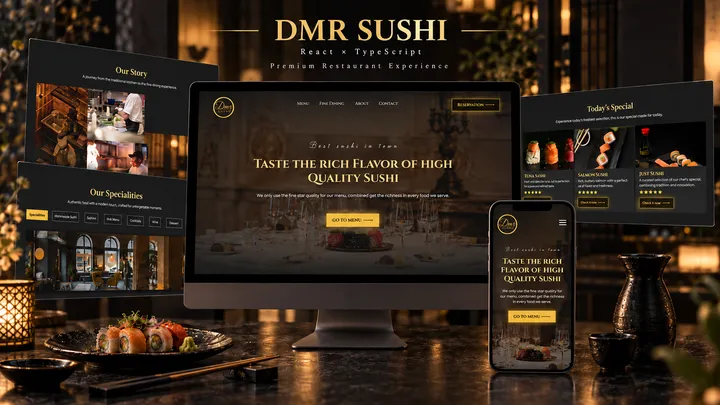 Expérimentation visuelle DMR Sushi
